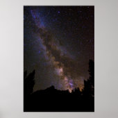 Starry Milky way, Californië Poster (Voorkant)