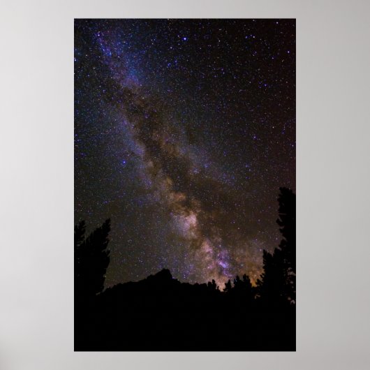 Starry Milky way, Californië Poster (Voorkant)