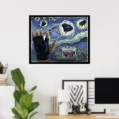 Starry MMA Fight Night Poster (Thuiskantoor)