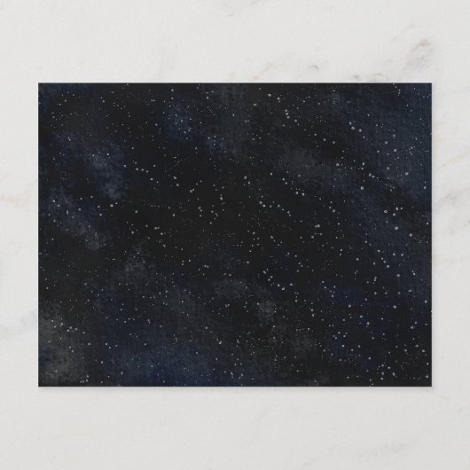 Starry Moonlit Night Monogram Weddenschappen Detia Informatiekaartje (Achterkant)