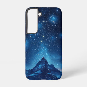 Starry Mountainscape Telefoonhoesje Samsung Galaxy Hoesje