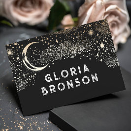 Starry Nigh Moon Individuele gastnamen Tafel Kaart