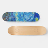 Starry Nigh Van Gogh schildert levendige kunst Persoonlijk Skateboard (Horizontaal)