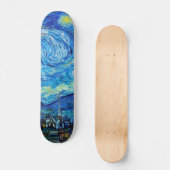 Starry Nigh Van Gogh schildert levendige kunst Persoonlijk Skateboard (Voorkant)