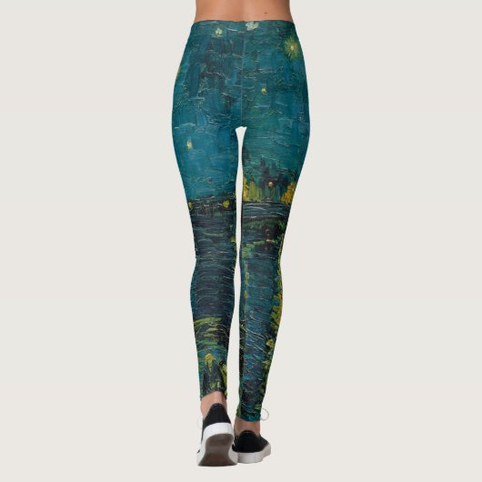 Starry Night, 1888 by Vincent van Gogh Leggings (Achterkant)