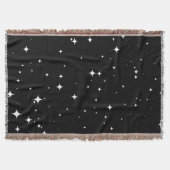 Starry Night 8K Seamless Pattern Throw Blanket Deken (Voorkant)