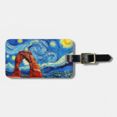 Starry Night Arches National Park Bagagelabel (Voorkant horizontaal)