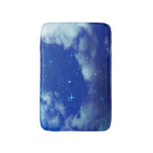 Starry Night Bath Mat | Celestial Memory Foam Rug (Voorkant Verticaal)