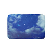 Starry Night Bath Mat | Celestial Memory Foam Rug (Voorkant)