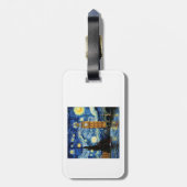 Starry Night Big Ben London England Bagagelabel (Achterkant verticaal)