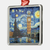 Starry Night Big Ben London England Metalen Ornament (Links)