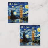 Starry Night Big Ben London England Notitiekaartje (Voorkant / Achterkant)
