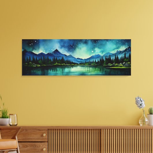 Starry Night Canvas Afdruk (Insitu (Woonkamer))
