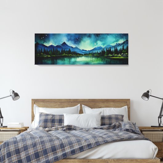 Starry Night Canvas Afdruk (Insitu (Slaapkamer))