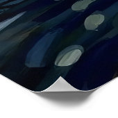 Starry Night Cat Van Gogh Inspired Starry Sky Poster (Hoek)