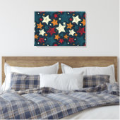 Starry Night Chaos Canvas Afdruk (Insitu (Slaapkamer))