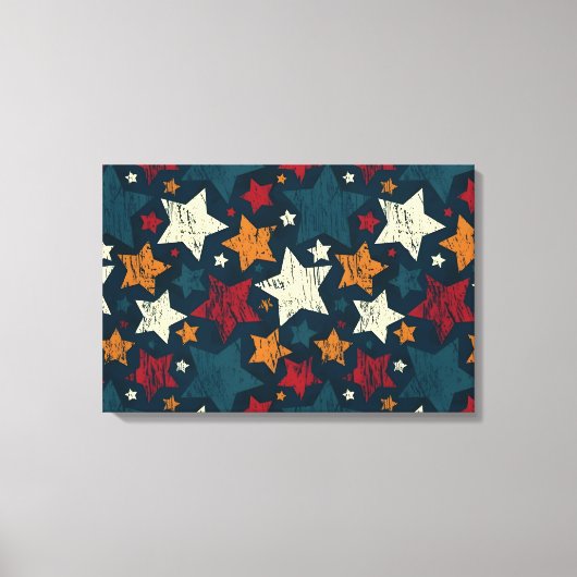 Starry Night Chaos Canvas Afdruk (Voorkant)