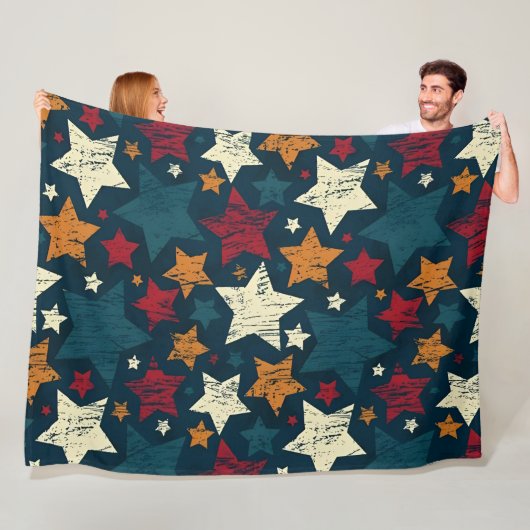 Starry Night Chaos Fleece Deken (In situ)