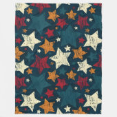 Starry Night Chaos Fleece Deken (Voorkant)