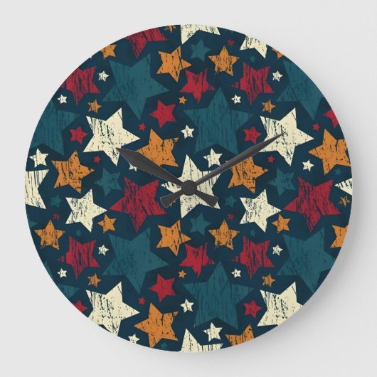 Starry Night Chaos Grote Klok (Voorkant)