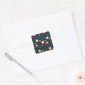Starry Night Chaos Vierkante Sticker (Envelop)