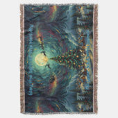 Starry Night Christmas Van Gogh Blanket Holiday Deken (Voorkant Verticaal)