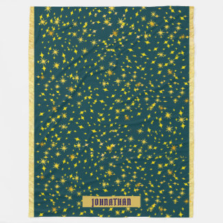 Starry Night Fleece Throw Deken