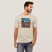 Starry Night Grand Canyon Arizona T-shirt (Voorkant volledig)