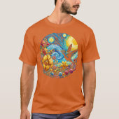 starry night hummingbird t-shirt (Voorkant)