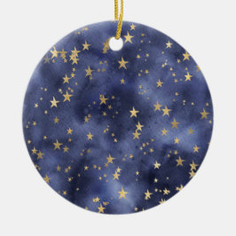 Starry Night Keramisch Ornament