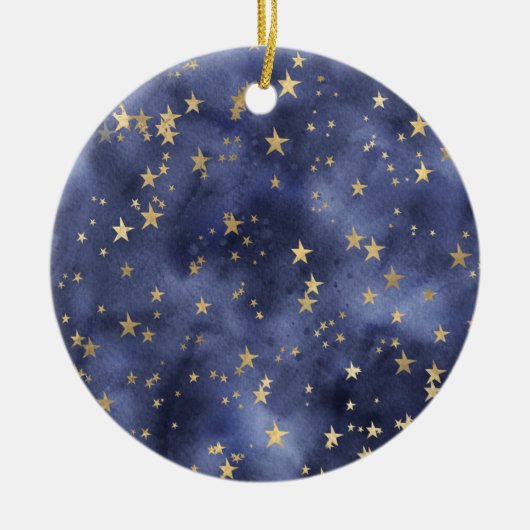 Starry Night Keramisch Ornament (Voorkant)