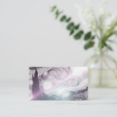 Starry Night Lights Visitekaartje (Staand voorkant)