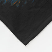 Starry Night London Red Telephone Box Queen's Guar Fleece Deken (Hoek)