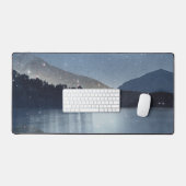Starry Night Mountain Lake Bureaumat (Keyboard & Muis)
