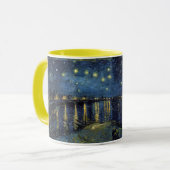 Starry Night on the Rhone Mug – Van Gogh Inspired  Mok (Voorkant links)