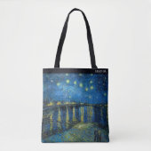Starry Night Over the Rhone by Van Gogh – Custom Tote Bag (Voorkant)