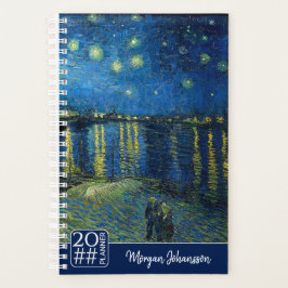Starry Night Over the Rhône | Custom Text Planner