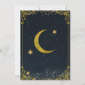 Starry Night Prom Invitation Kaart (Achterkant)