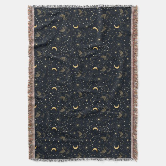 Starry Night Sky Angel Deken (Voorkant Verticaal)