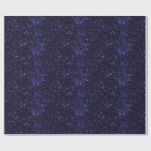 Starry Night Sky Grid Cadeaupapier (Vlak)