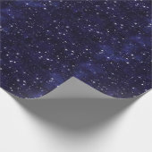 Starry Night Sky Grid Cadeaupapier (Hoek)