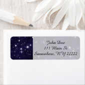 Starry Night Sky Grid Etiket (Insitu)