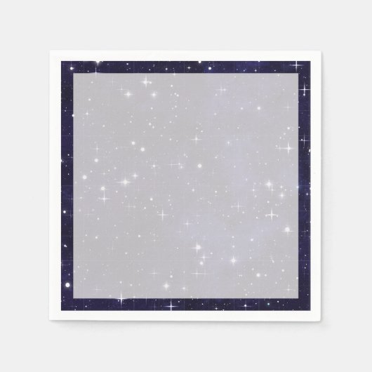 Starry Night Sky Grid Servetten (Voorkant)