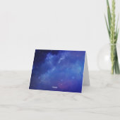 Starry Night Sky Onder de sterren Bedankt (Achterkant)