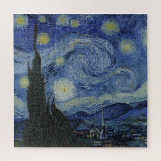 Starry Night - Van Gogh  Legpuzzel (Verticaal)