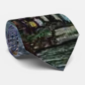 starry night Van Gogh Stropdas (Opgerold)