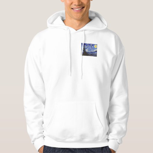 Starry Night , Vincent van Gogh Hoodie (Voorkant)