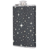 Starry Night   Vinyl Wrapped Flask Heupfles (Links)