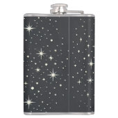 Starry Night   Vinyl Wrapped Flask Heupfles (Achterkant)