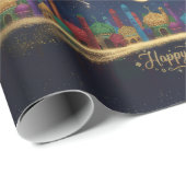 Starry nights Eid Cadeaupapier (Rol Hoek)